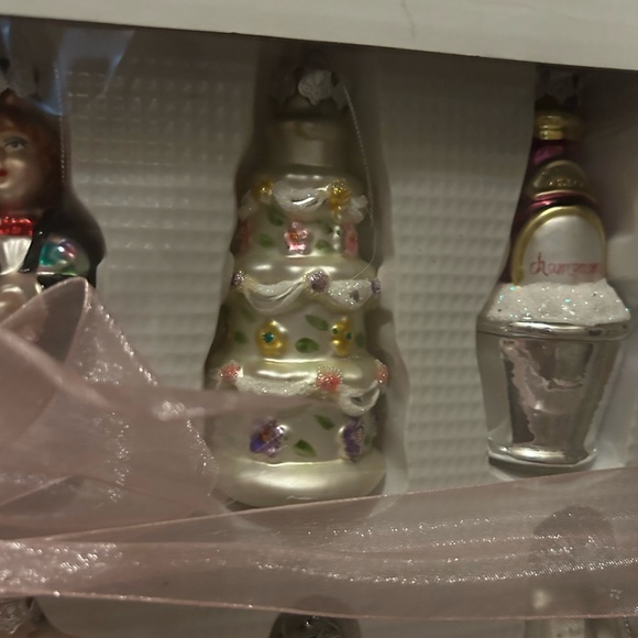 Vintage Wedding Day/ Holiday Ornament Set - Picture 13 of 16